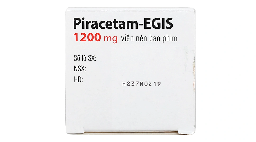 Piracetam-EGIS 1200mg trị triệu chứng của hội chứng tâm thần thực thể lọ 20 viên - 4
