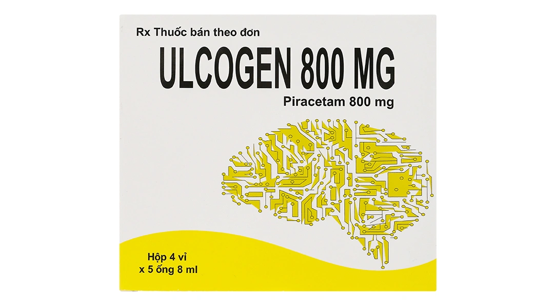Dung dịch uống Ulcogen 800mg trị rung giật cơ nguồn gốc vỏ não (20 ống x 8ml) - 1
