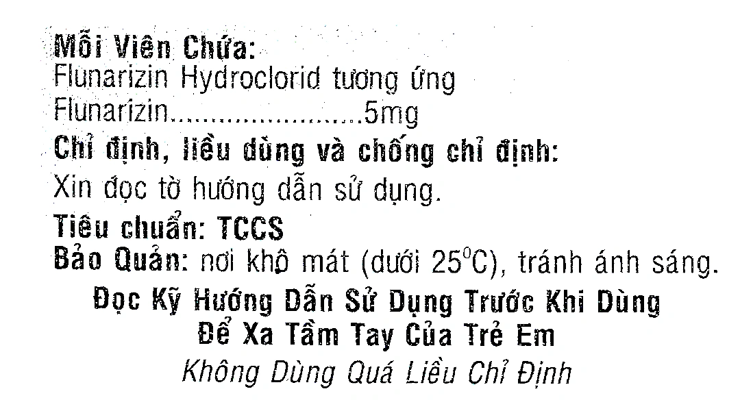 Zolfastel 5mg trị rối loạn tiền đình, đau nửa đầu (10 vỉ x 10 viên) - 6
