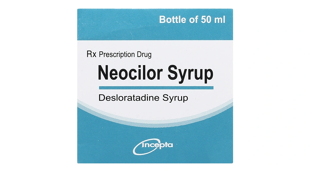 Siro Neocilor trị viêm mũi dị ứng, mày đay chai 50ml - 4