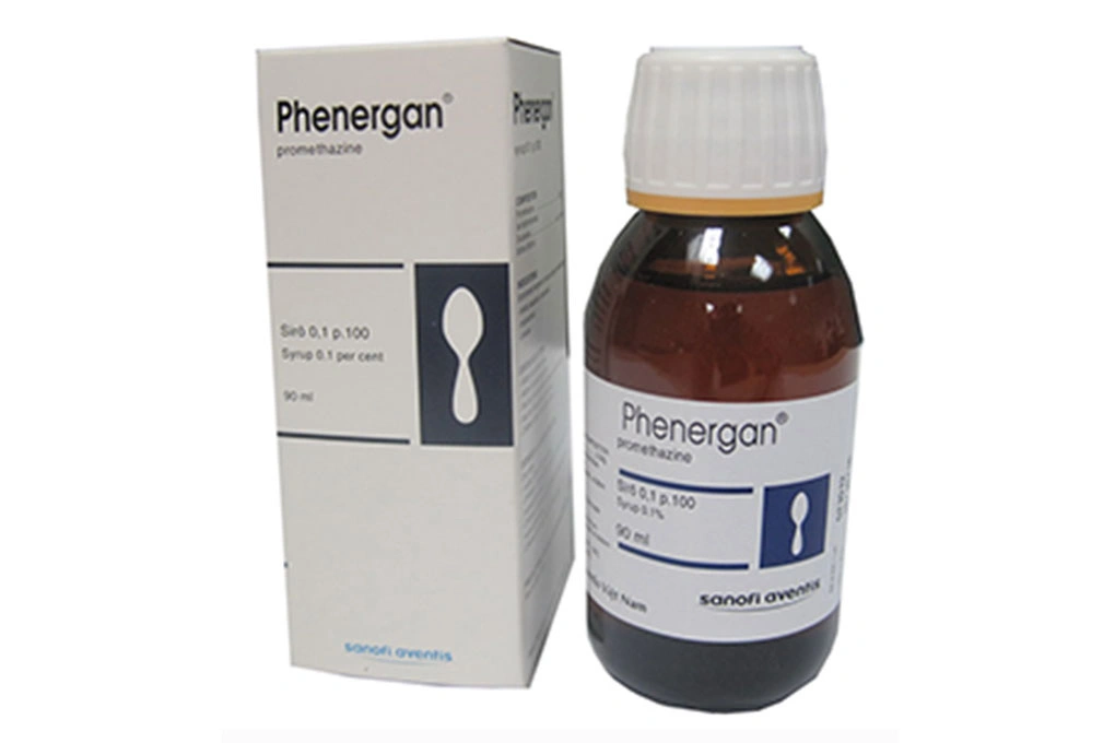 Siro Phenergan trị viêm mũi dị ứng, mày đay chai 90ml - 