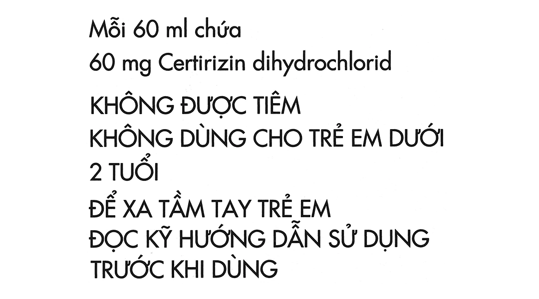 Dung dịch uống Zyrtec 0.1% giảm triệu chứng viêm mũi dị ứng, mề đay chai 60ml - 4