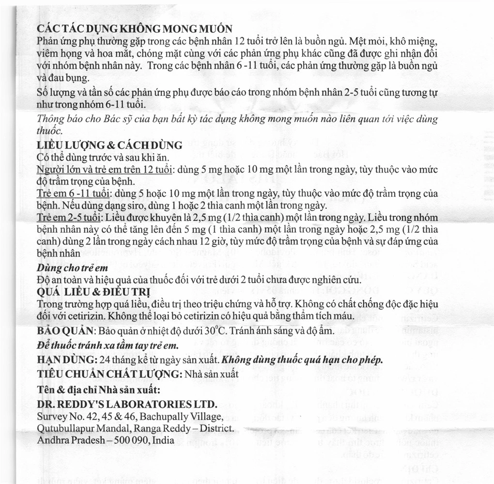 Histalong 10mg trị viêm mũi dị ứng, mề đay (2 vỉ x 10 viên) - 6