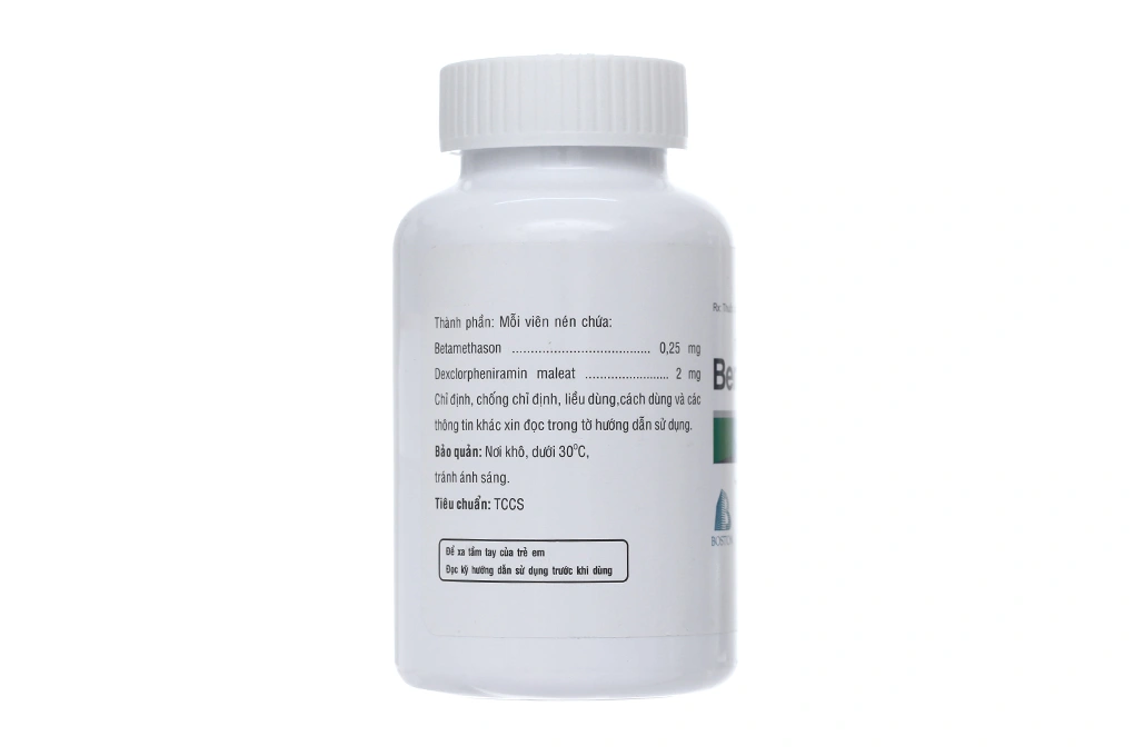 Benoramintab trị viêm mũi dị ứng, mày đay lọ 500 viên - 2