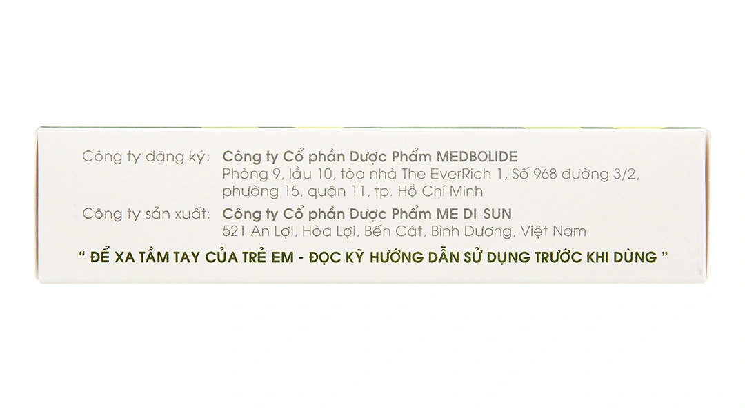 Gefbin 20mg trị viêm mũi dị ứng, nổi mày đay vô căn mạn tính (3 vỉ x 10 viên) - 3