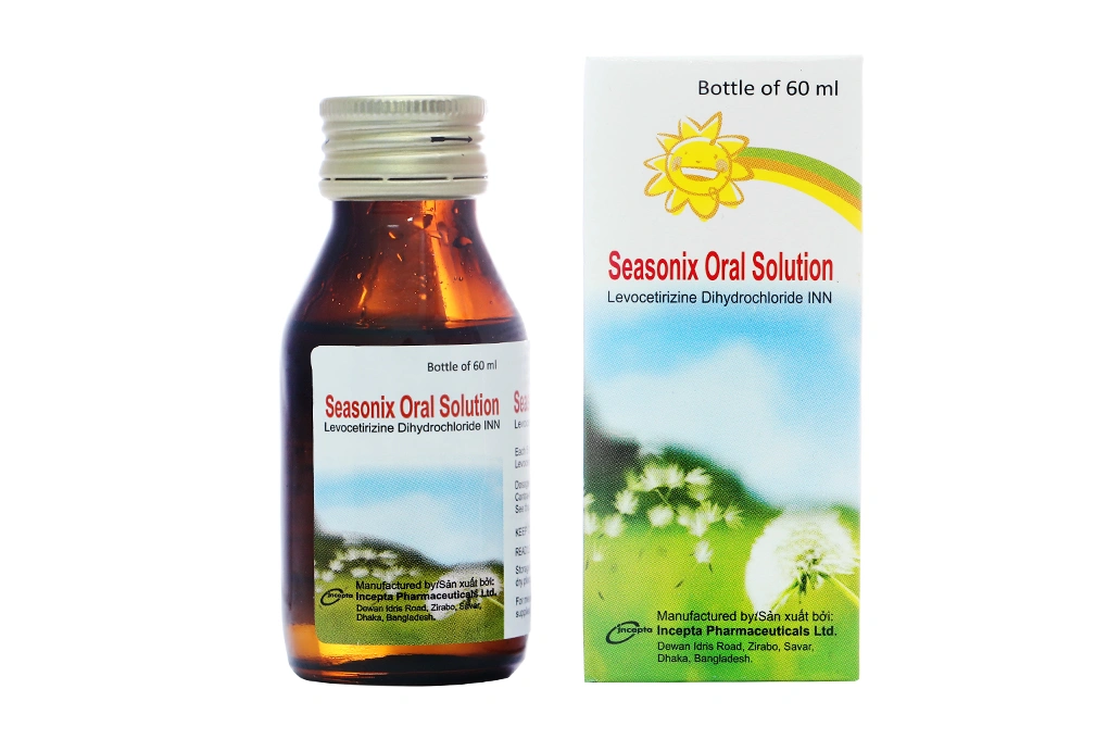 Dung dịch uống Seasonix trị viêm mũi dị ứng, mày đay chai 60ml - 1