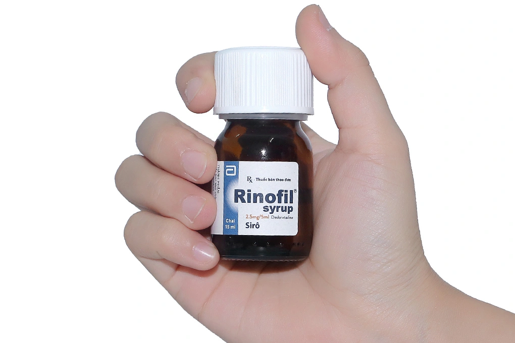 Siro Rinofil 2.5mg/5ml trị viêm mũi dị ứng, mày đay chai 15ml - 6