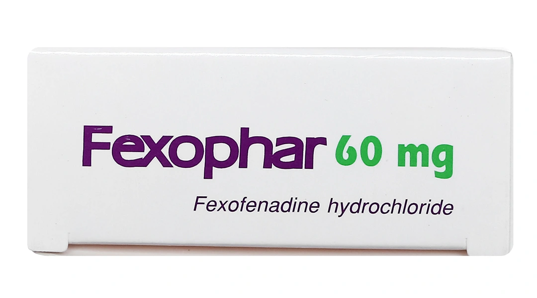 Fexophar 60mg trị viêm mũi dị ứng, dị ứng da, nổi mề đay (5 vỉ x 10 viên) - 4