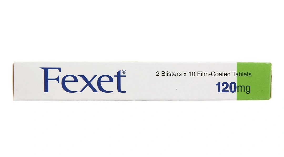 Fexet 120mg trị viêm mũi dị ứng theo mùa, nổi mày đay tự phát mãn tính (2 vỉ x 10 viên) - 2
