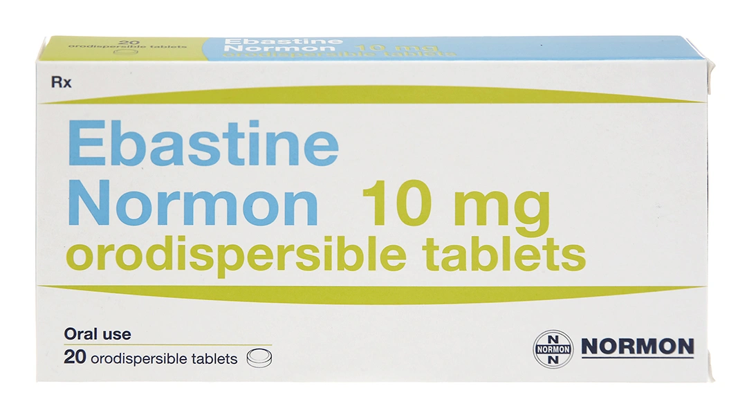 Ebastine Normon 10mg Orodispersible tablets trị viêm mũi, mày đay (2 vỉ x 10 viên) - 1
