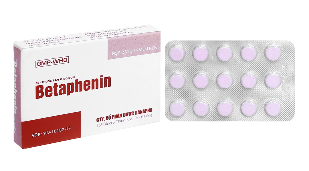 Betaphenin trị dị ứng (2 vỉ x 15 viên) - 