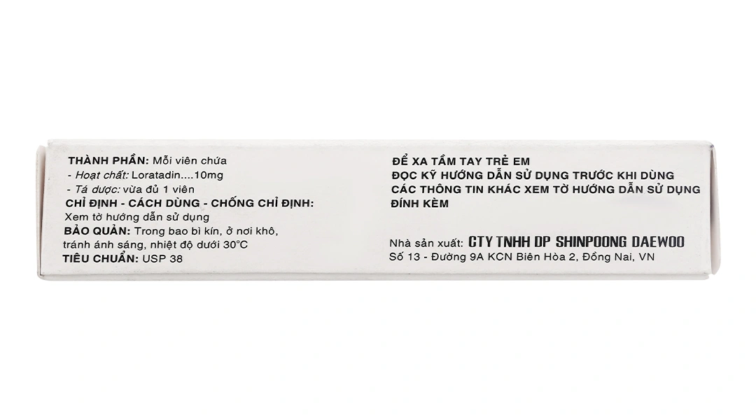 Alertin 10mg trị viêm mũi dị ứng, nổi mề đay, ngứa (3 vỉ x 10 viên) - 2