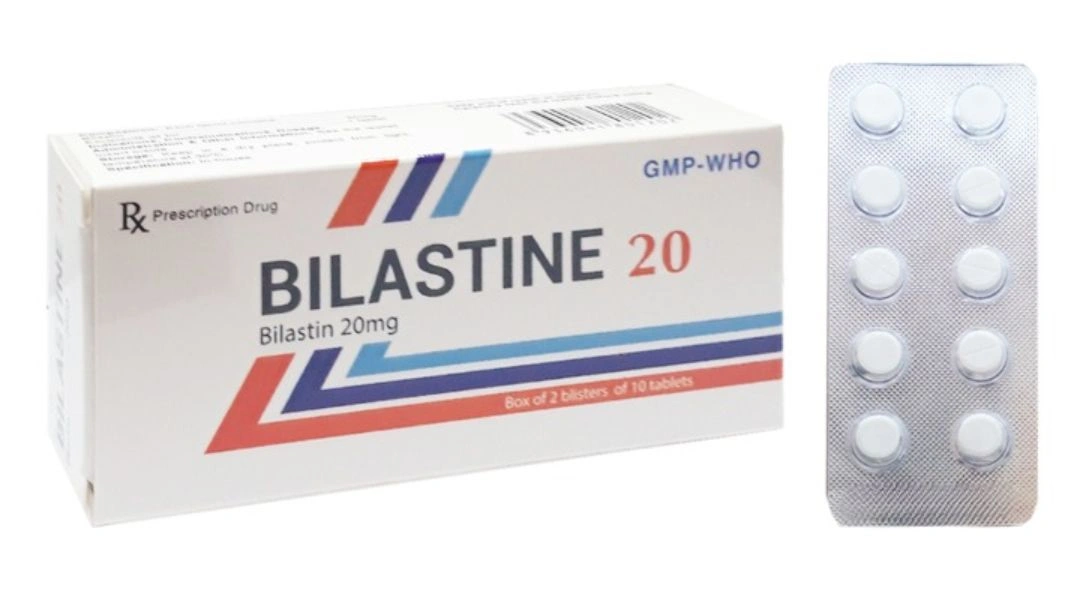 Bilastine 20 DNA Pharma trị viêm mũi dị ứng, mày đay (2 vỉ x 10 viên) - 