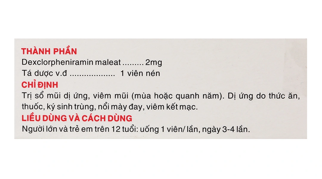 Vaco-pola 2 trị sổ mũi dị ứng, viêm mũi (2 vỉ x 15 viên) - 4