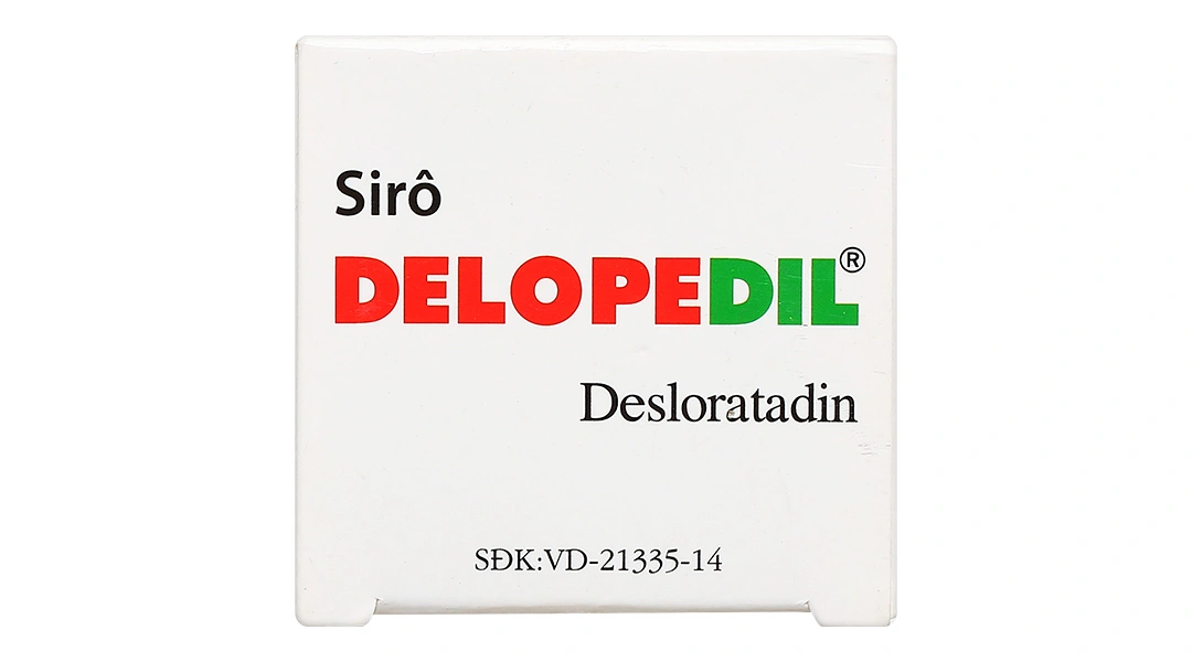 Sirô Delopedil trị sổ mũi, hắt hơi, phát ban, mày đay chai 30ml - 5