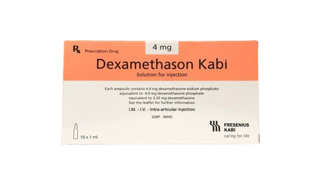 Dung dịch tiêm Dexamethason Kabi 4mg (10 ống x 1ml) - 