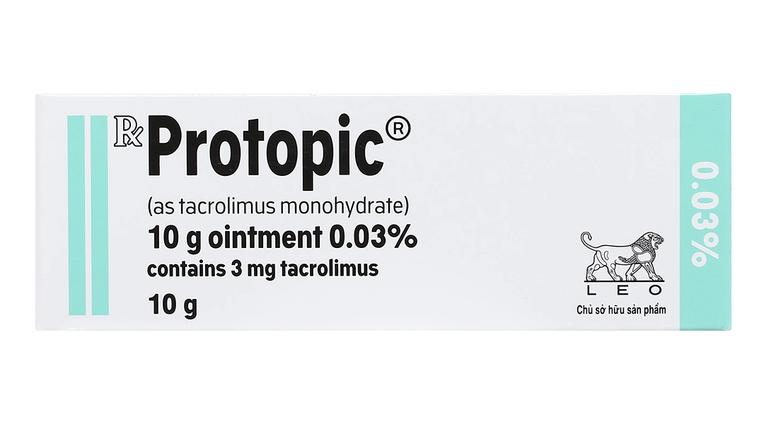 Thuốc mỡ bôi da Protopic 0.03% trị chàm thể tạng tuýp 10g - 2
