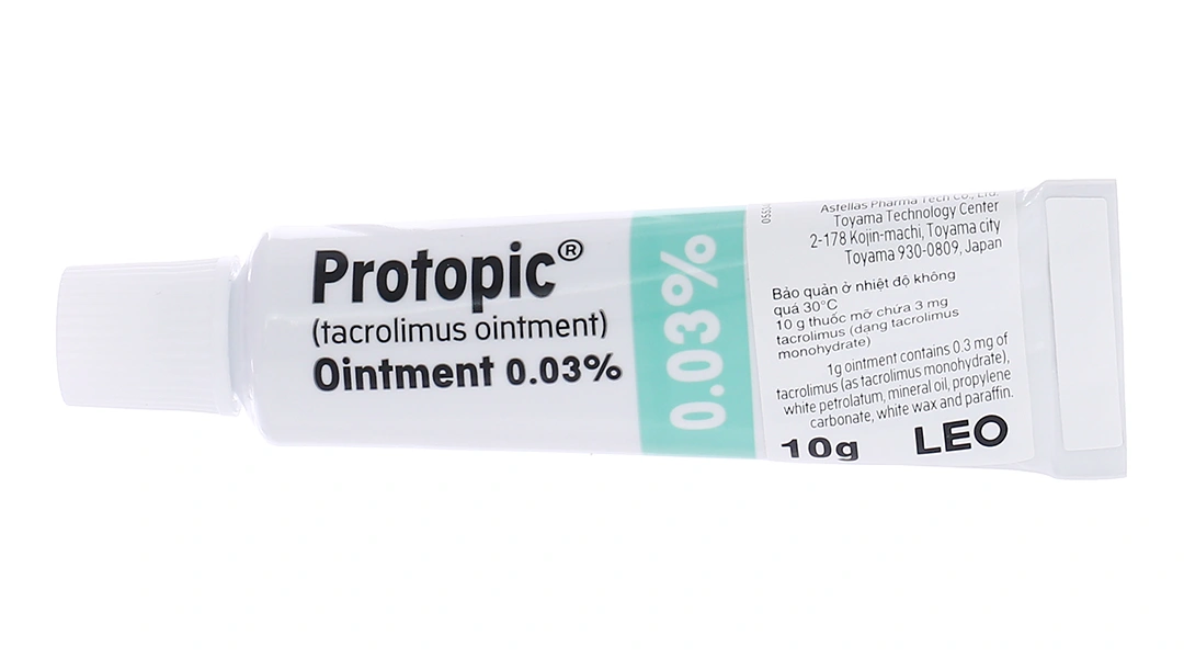 Thuốc mỡ bôi da Protopic 0.03% trị chàm thể tạng tuýp 10g - 7