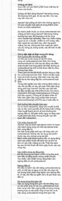 Gel bôi Xamiol trị vảy nến chai 15g - 9