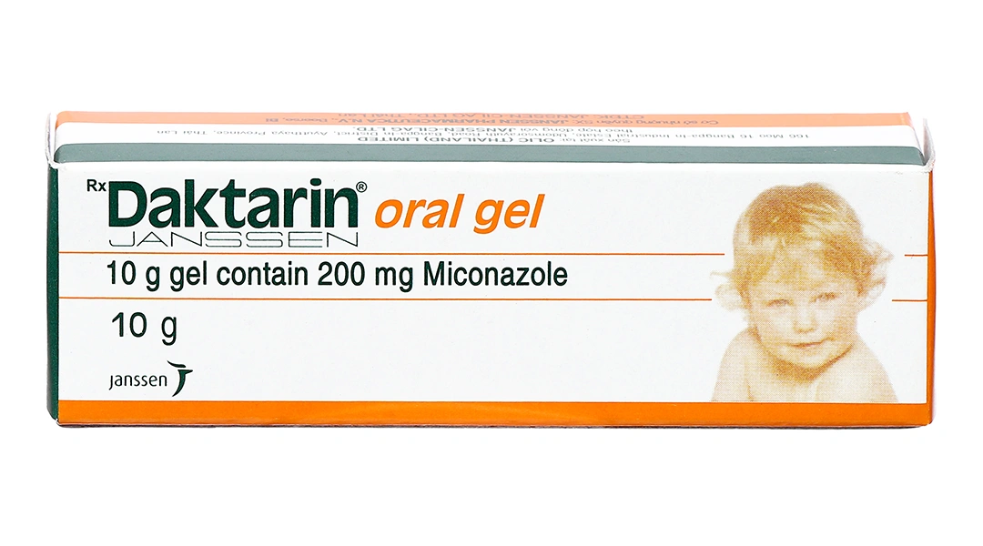 Daktarin Oral Gel trị nhiễm nấm khoang miệng hầu tuýp 10g - 1