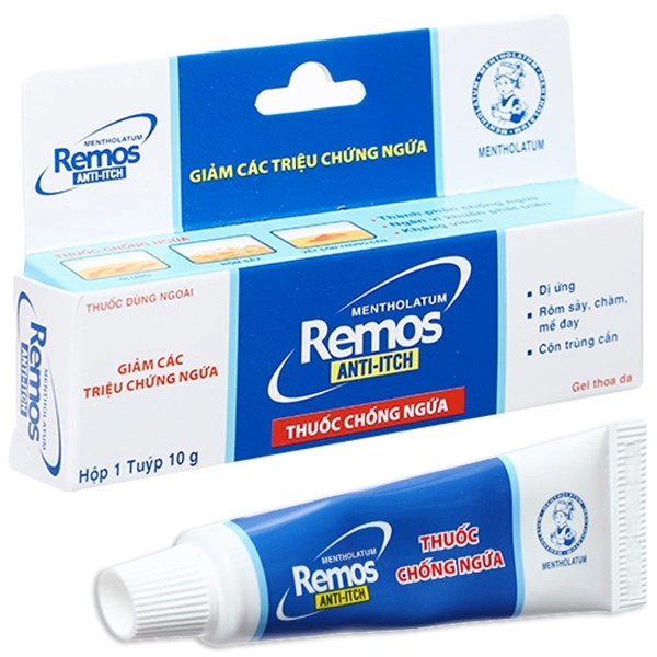 Gel bôi Remos Anti-Itch trị viêm da, côn trùng đốt