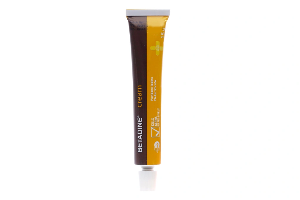 Kem bôi Betadine Cream 5% trị nhiễm khuẩn, nấm da tuýp 15g - 3