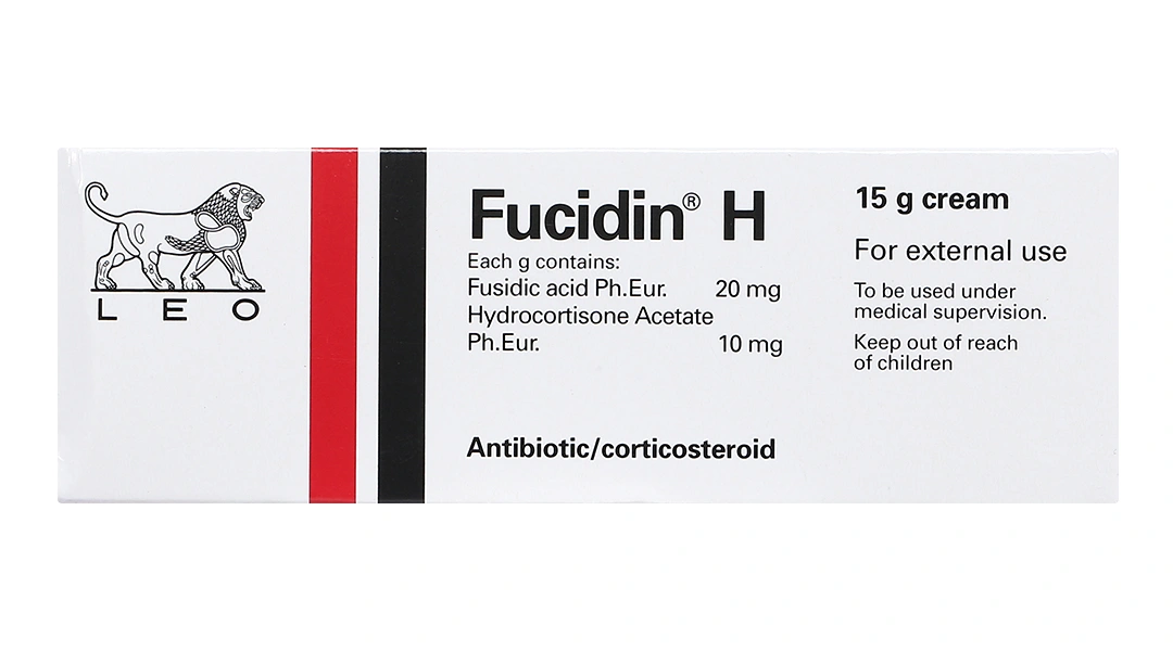 Kem bôi Fucidin H trị viêm da tuýp 15g - 1