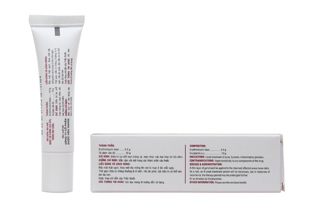 Gel bôi Medskin Ery 4% trị mụn trứng cá tuýp 10g - 2