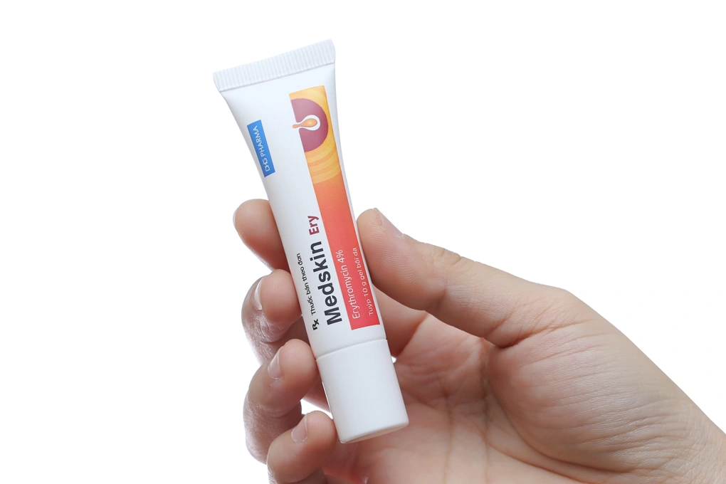 Gel bôi Medskin Ery 4% trị mụn trứng cá tuýp 10g - 3