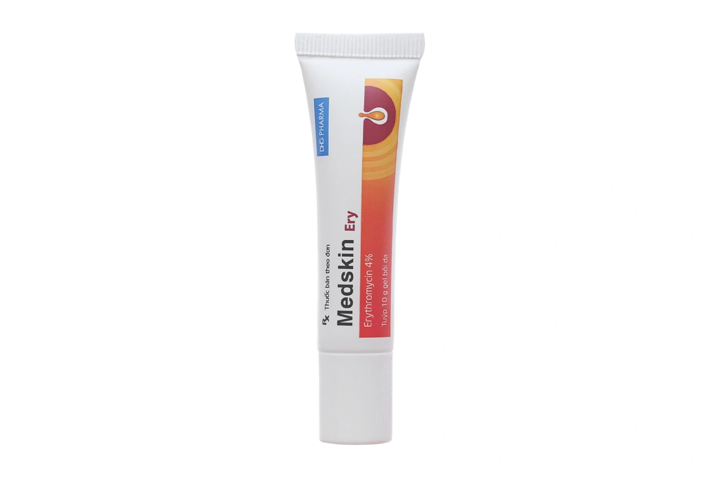 Gel bôi Medskin Ery 4% trị mụn trứng cá tuýp 10g - 4