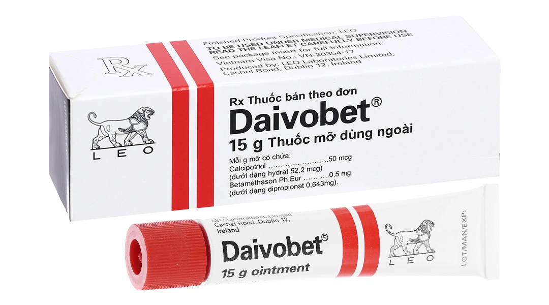 Thuốc mỡ Daivobet trị tại chỗ bước đầu bệnh vảy nến mạng mãn tính tuýp 15g - 2