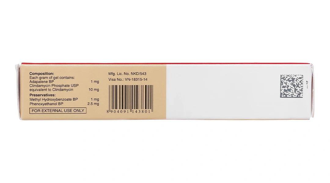 Klenzit-C Gel trị mụn trứng cá tuýp 15g - 3
