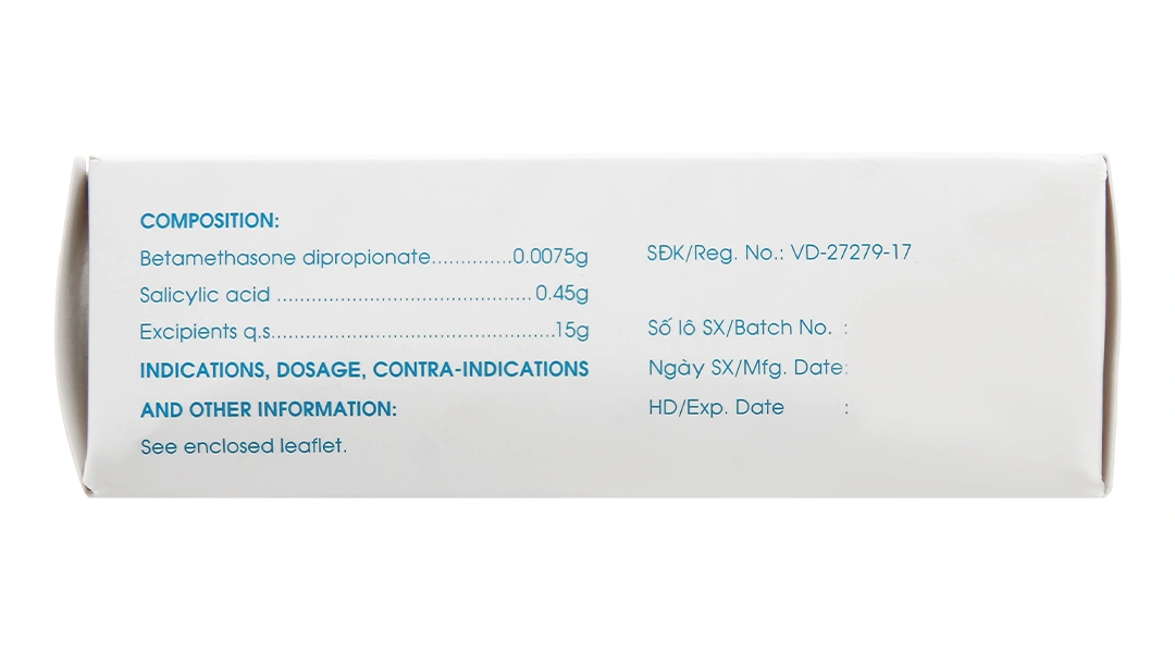 Thuốc mỡ Betacylic làm giảm các biểu hiện viêm trên da tuýp 15g - 3