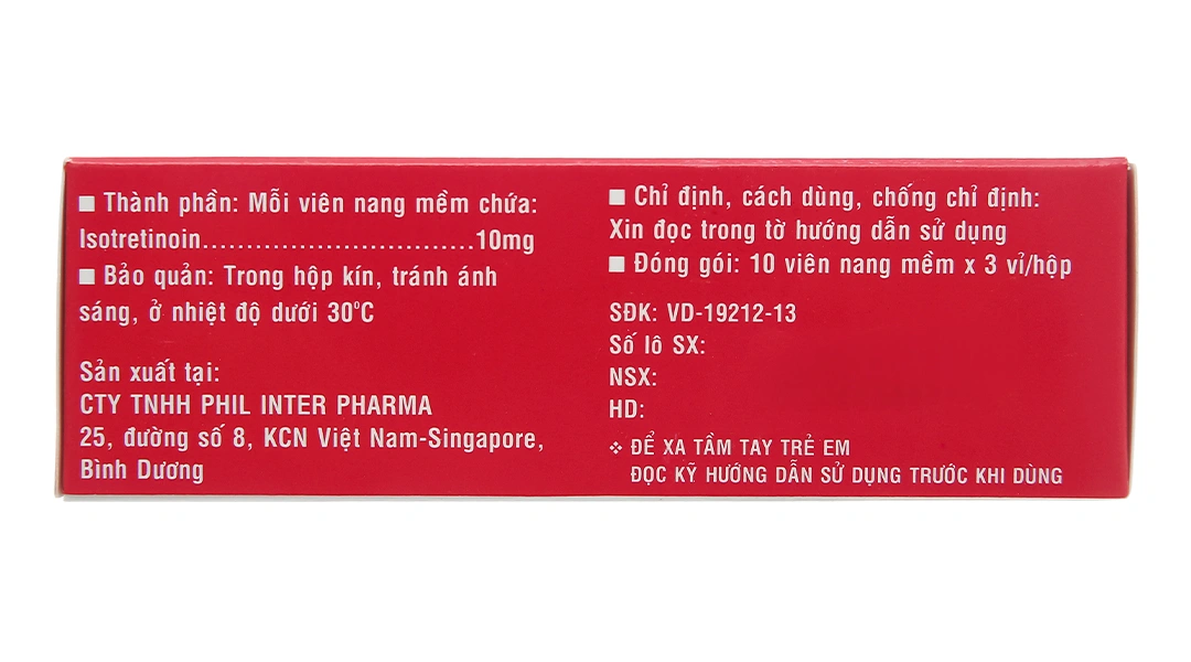 Aju Akinol 10mg điều trị mụn trứng cá (3 vỉ x 10 viên) - 2