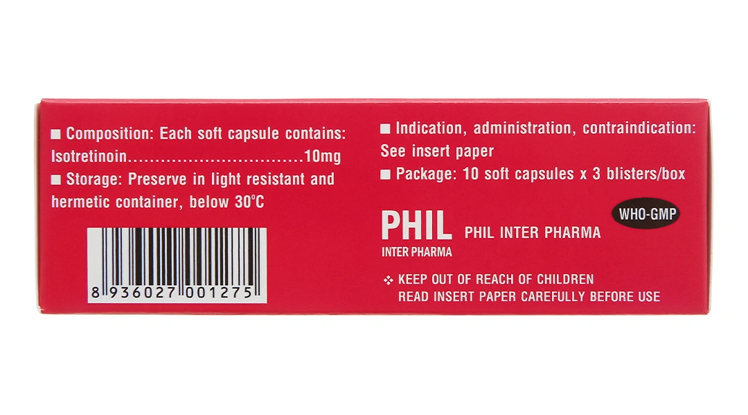 Aju Akinol 10mg điều trị mụn trứng cá (3 vỉ x 10 viên) - 3