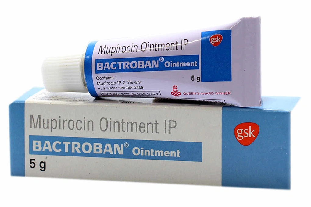 Thuốc mỡ Bactroban trị nhiễm trùng da tuýp 5g - 
