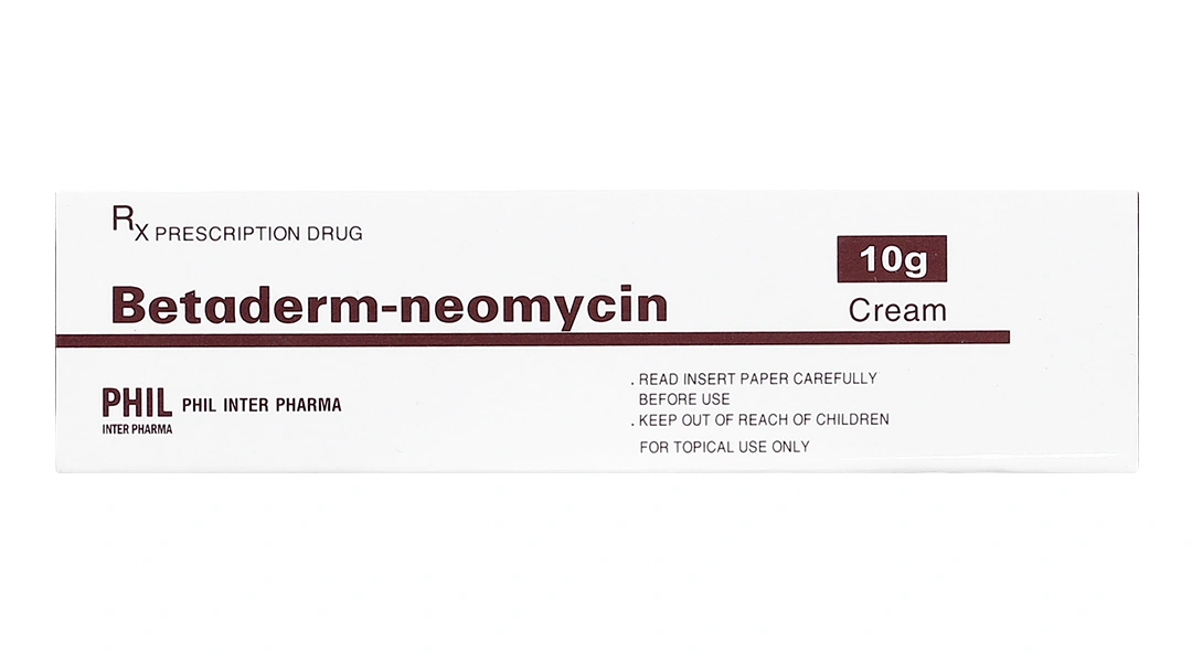 Kem bôi Betaderm-neomycin điều trị viêm da do dị ứng, do nhiễm trùng tuýp 10g - 1