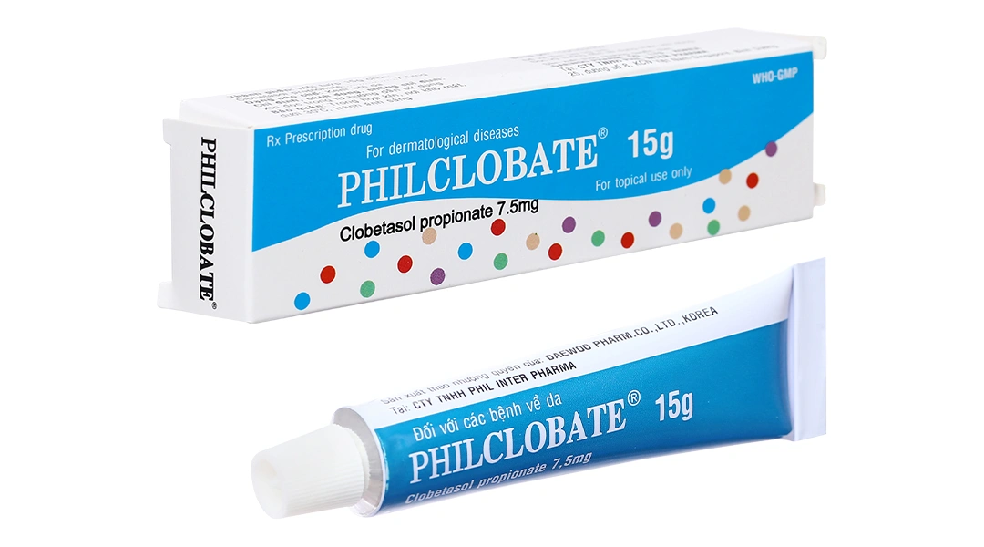 Kem bôi Philclobate trị viêm da tuýp 15g - 