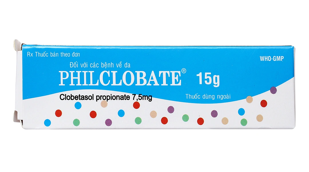 Kem bôi Philclobate trị viêm da tuýp 15g - 1