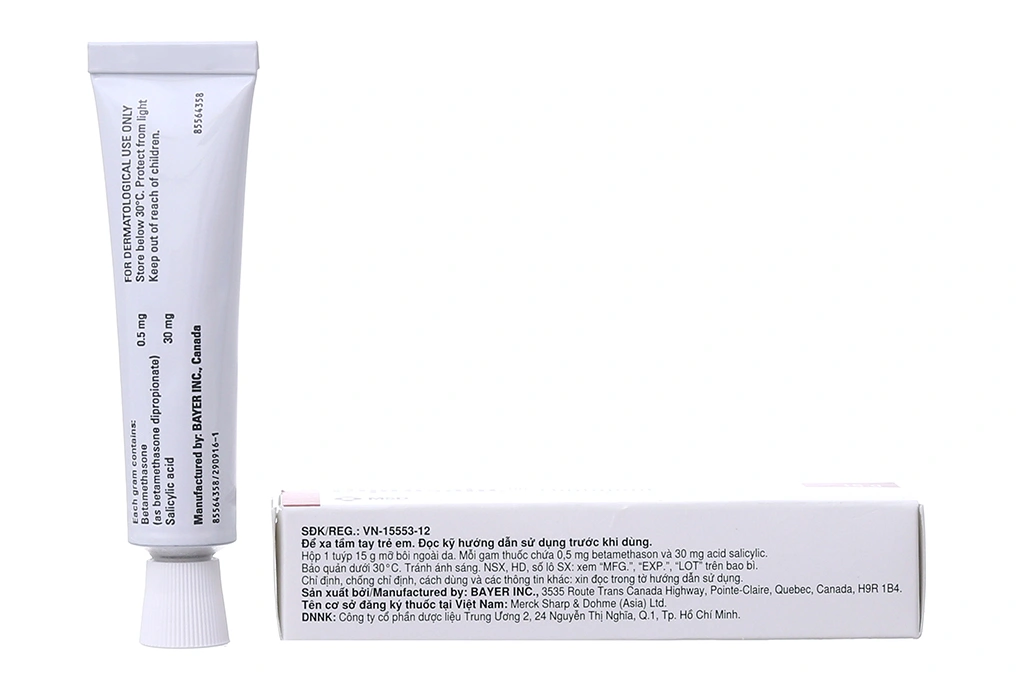 Thuốc mỡ Diprosalic Ointment trị viêm da tuýp 15g - 1