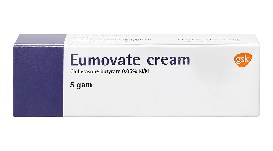 Kem bôi Eumovate Cream 0.05% trị viêm da tuýp 5g - 1