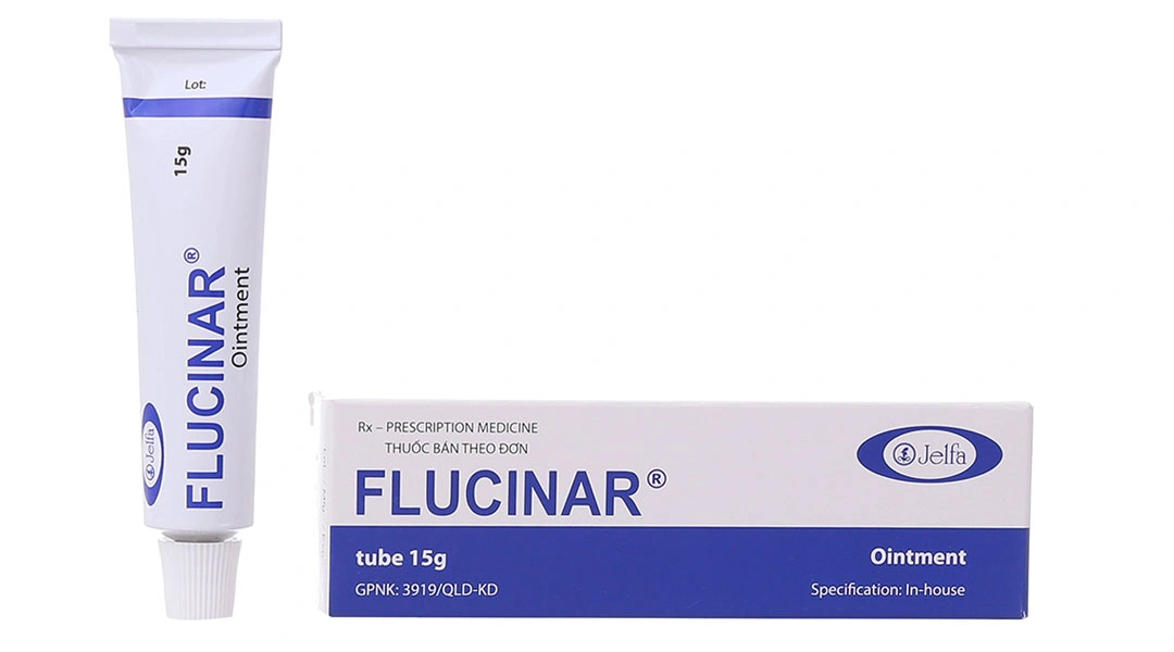 Thuốc mỡ Flucinar trị viêm da tuýp 15g - 