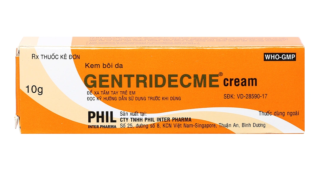 Gentridecme Cream trị viêm da tuýp 10g - 1