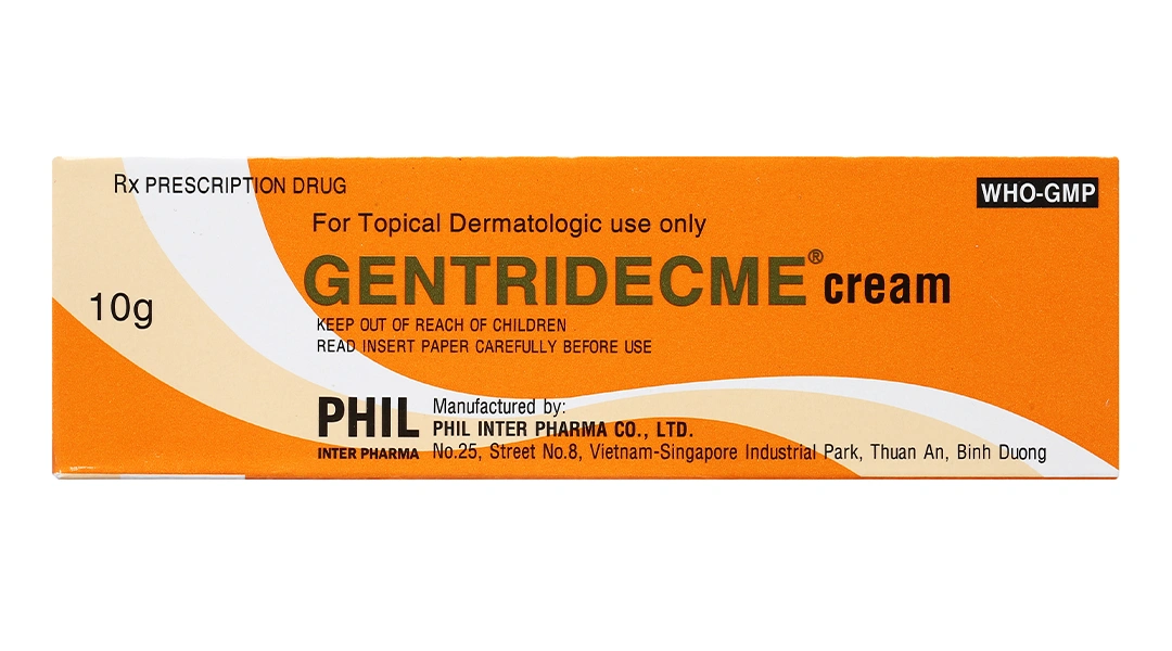 Gentridecme Cream trị viêm da tuýp 10g - 2