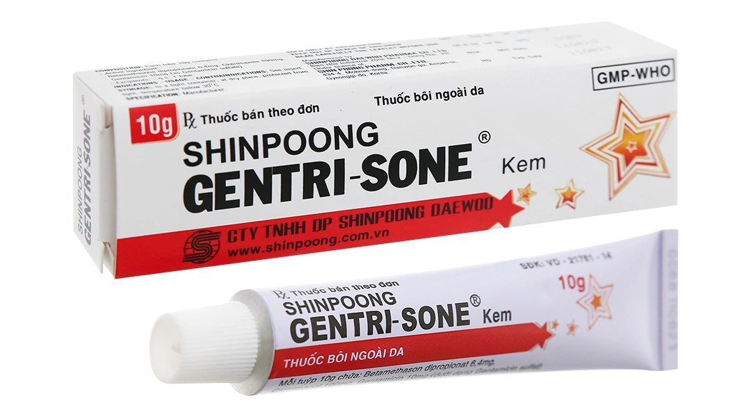 Kem bôi Shinpoong Gentri-Sone trị viêm da tuýp 10g - 
