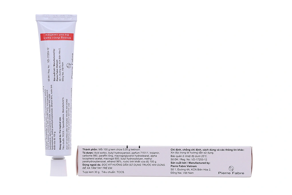 Kem bôi Locacid 0.05% trị mụn trứng cá tuýp 30g - 1