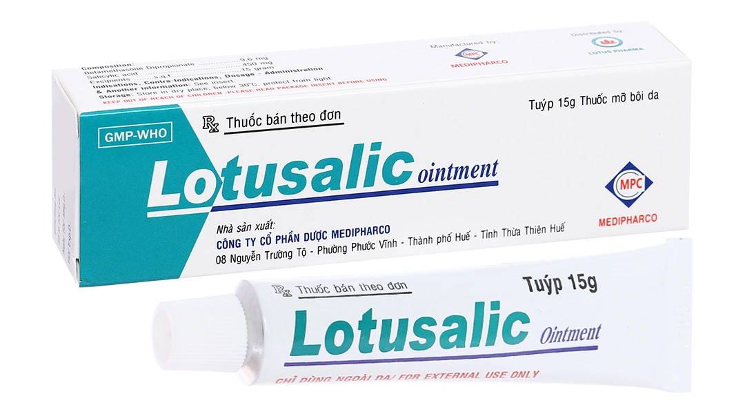 Thuốc mỡ Lotusalic Ointment giúp giảm viêm tuýp 15g - 