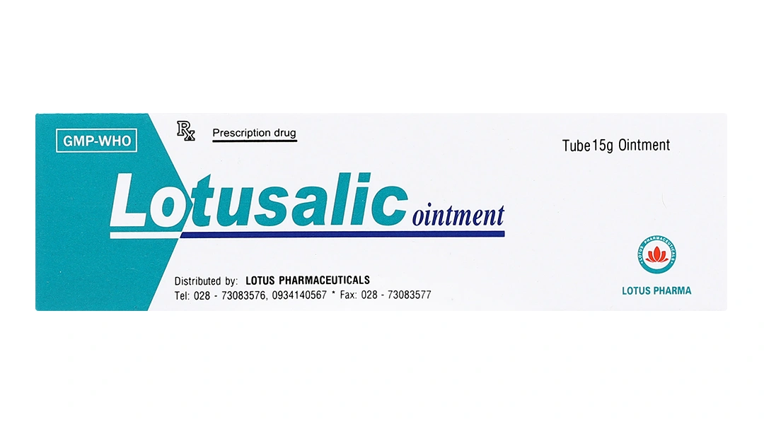 Thuốc mỡ Lotusalic Ointment giúp giảm viêm tuýp 15g - 1