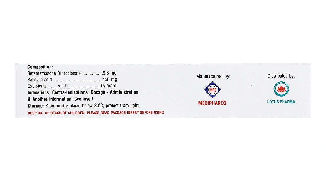 Thuốc mỡ Lotusalic Ointment giúp giảm viêm tuýp 15g - 2