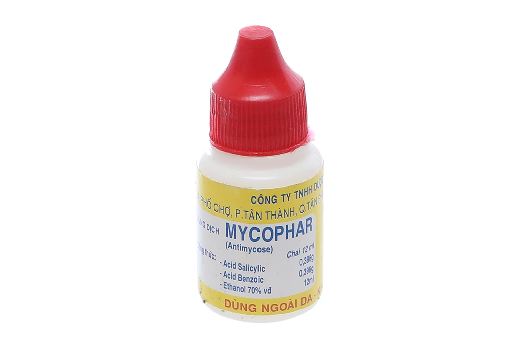 Dung dịch bôi Mycophar trị nấm da chai 12ml - 
